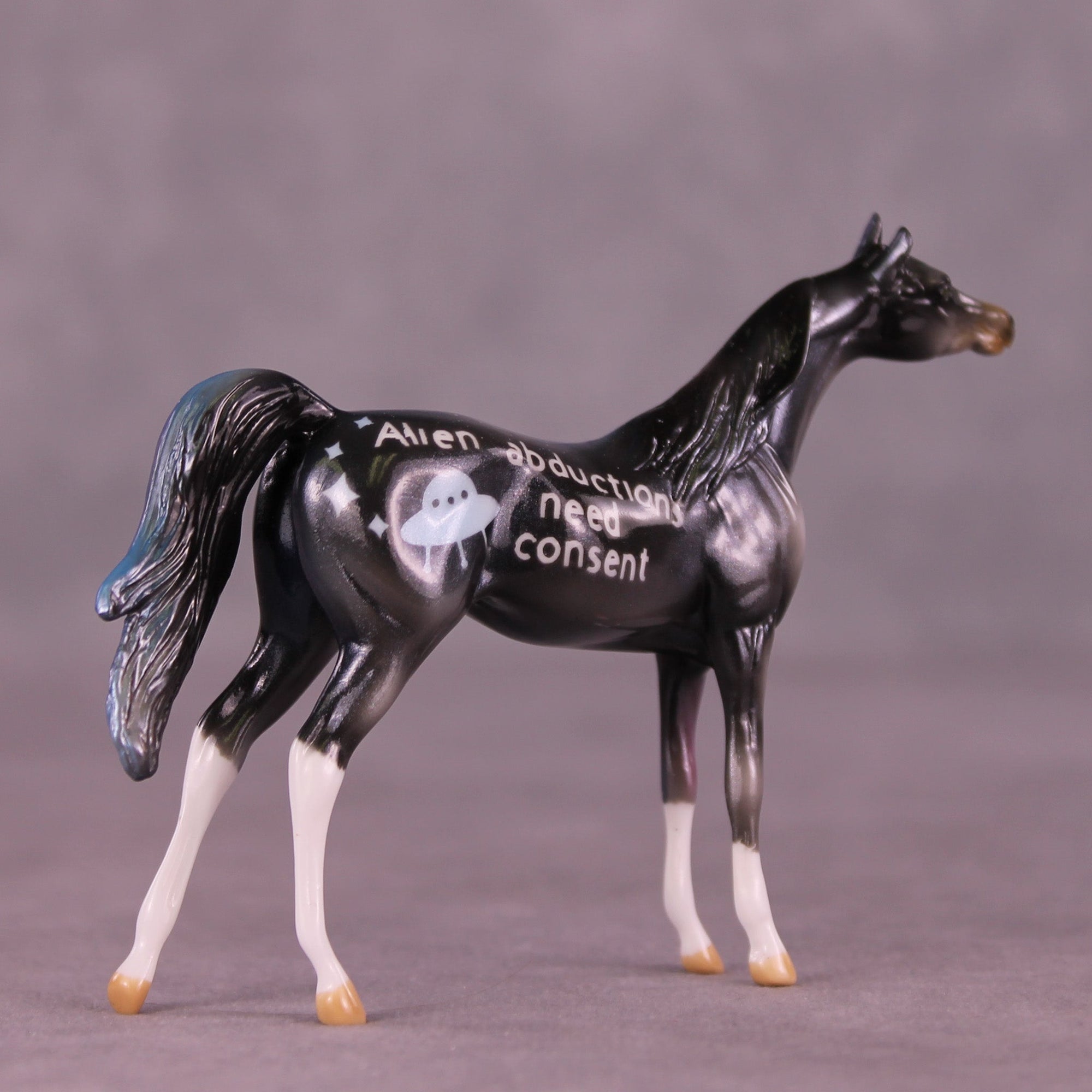 They&#39;re Coming OOAK Chip Arabian by Kike (Enrique) Duarte MM25 Group A