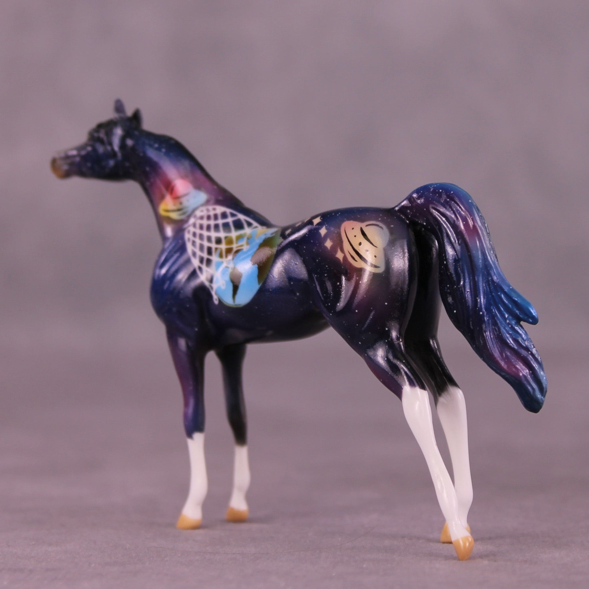 They&#39;re Coming OOAK Chip Arabian by Kike (Enrique) Duarte MM25 Group A