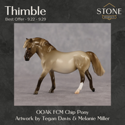 Thimble OOAK FCM Chip Pony by Tegan Davis Best Offer 9.22.2026