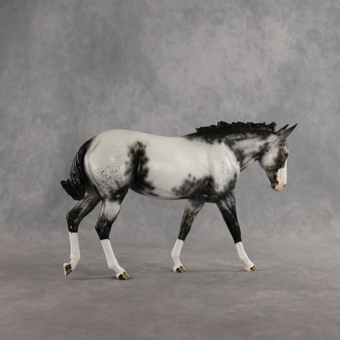 Thunder Storm OOAK Large Mule by Dawn Quick DDOOAKs26