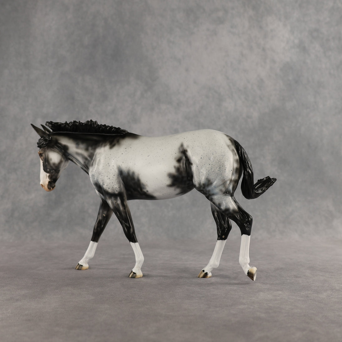 Thunder Storm OOAK Large Mule by Dawn Quick DDOOAKs26