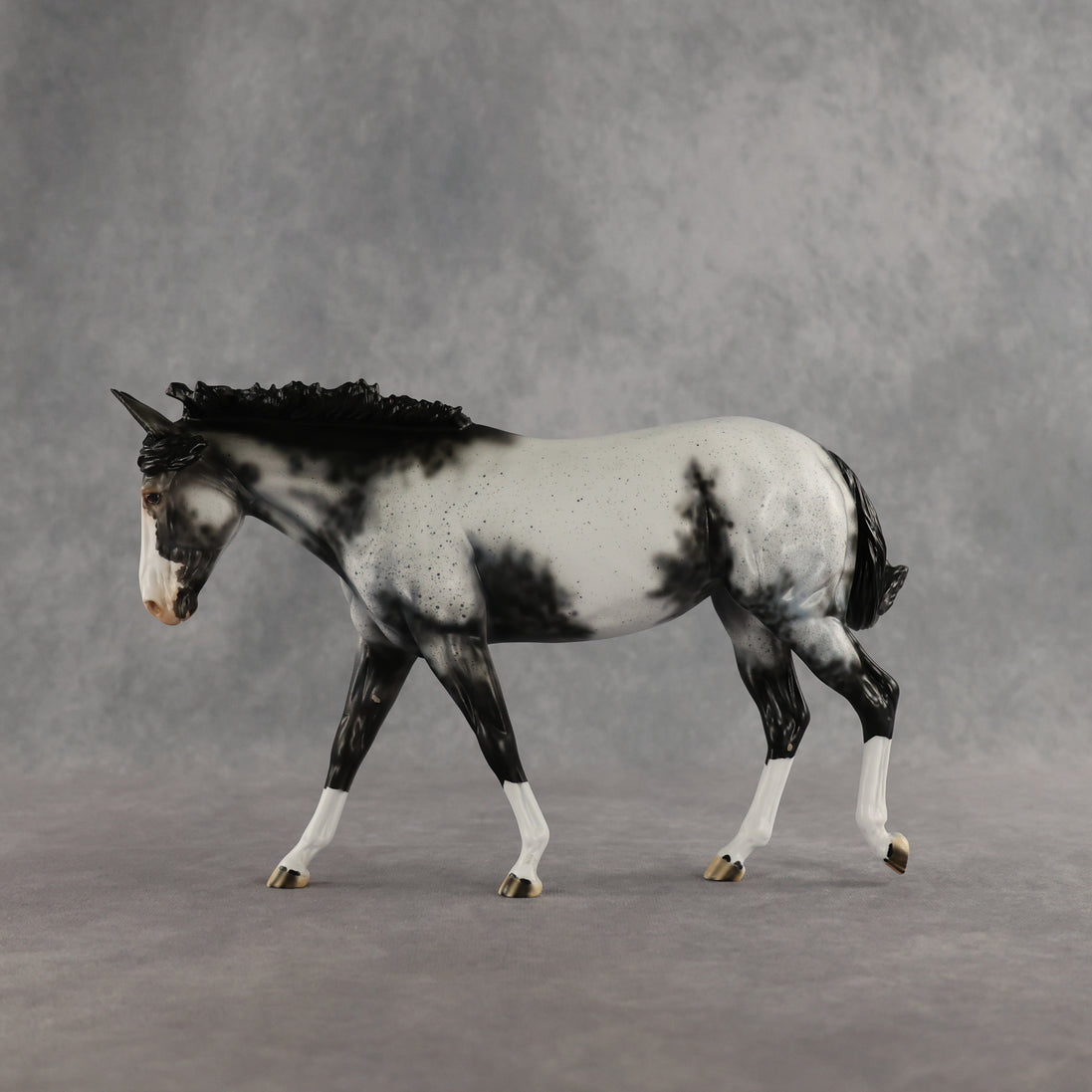 Thunder Storm OOAK Large Mule by Dawn Quick DDOOAKs26