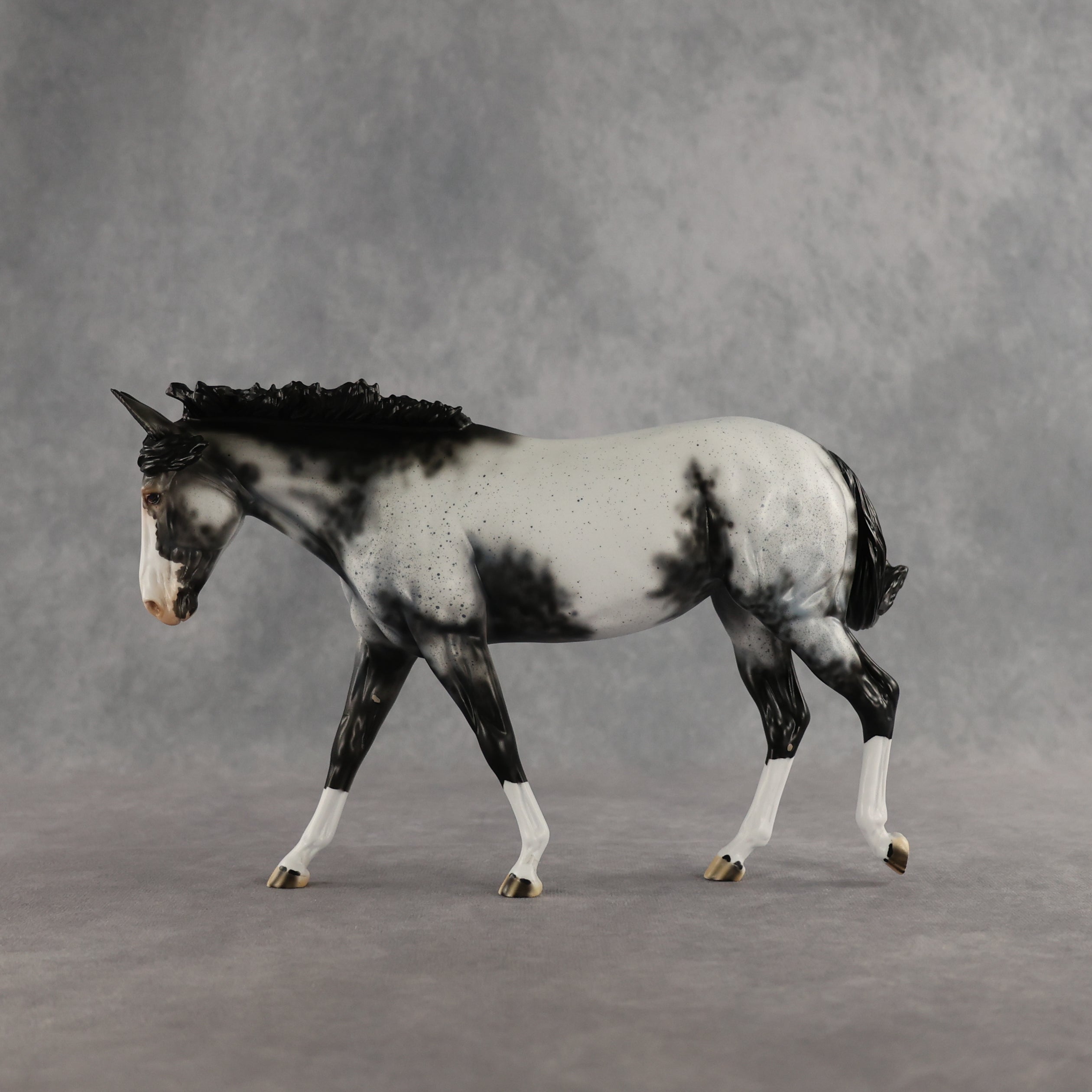Thunder Storm OOAK Large Mule by Dawn Quick DDOOAKs26