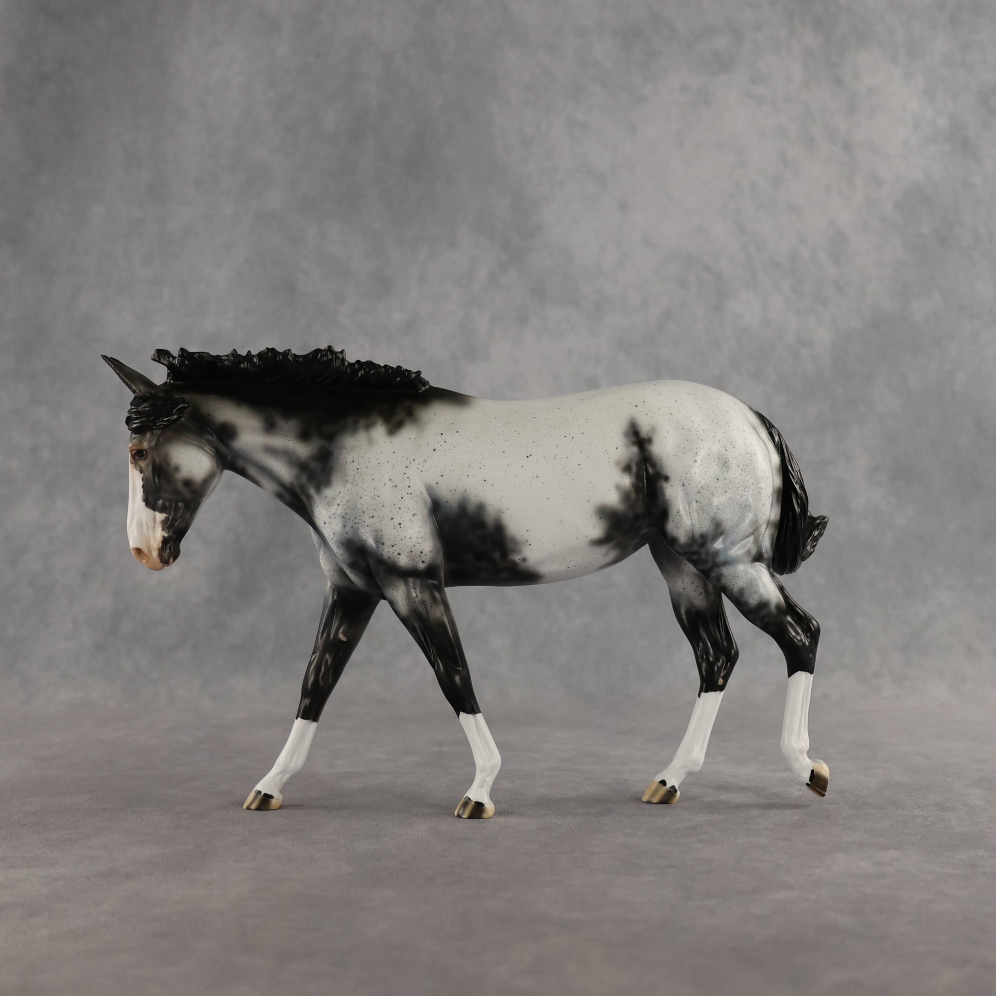 Thunder Storm OOAK Large Mule by Dawn Quick DDOOAKs26
