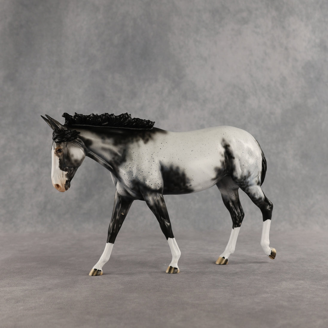 Thunder Storm OOAK Large Mule by Dawn Quick DDOOAKs26