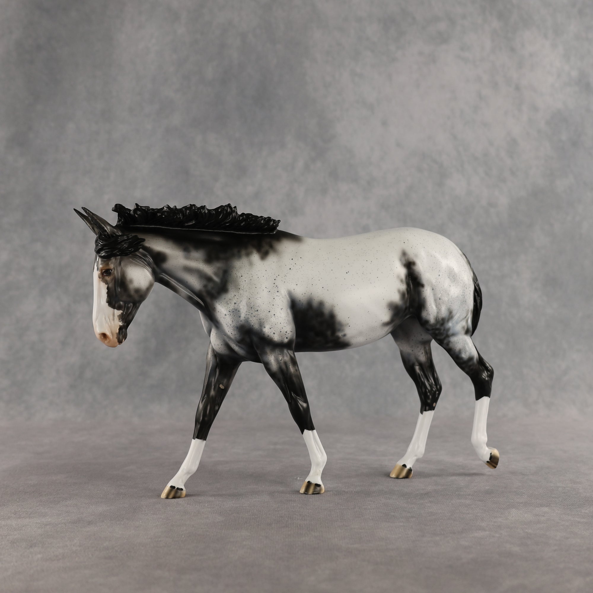 Thunder Storm OOAK Large Mule by Dawn Quick DDOOAKs26