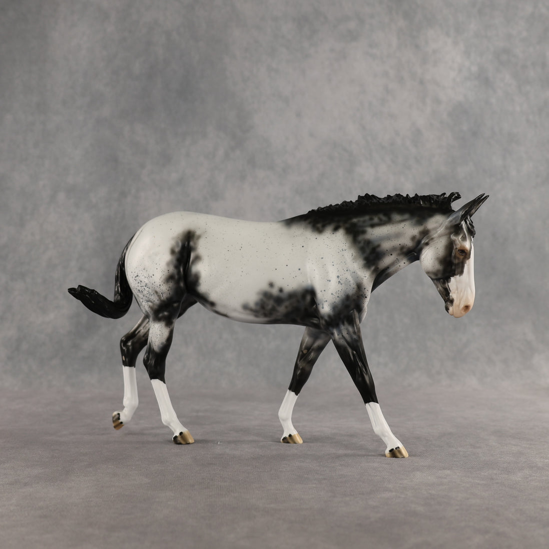 Thunder Storm OOAK Large Mule by Dawn Quick DDOOAKs26
