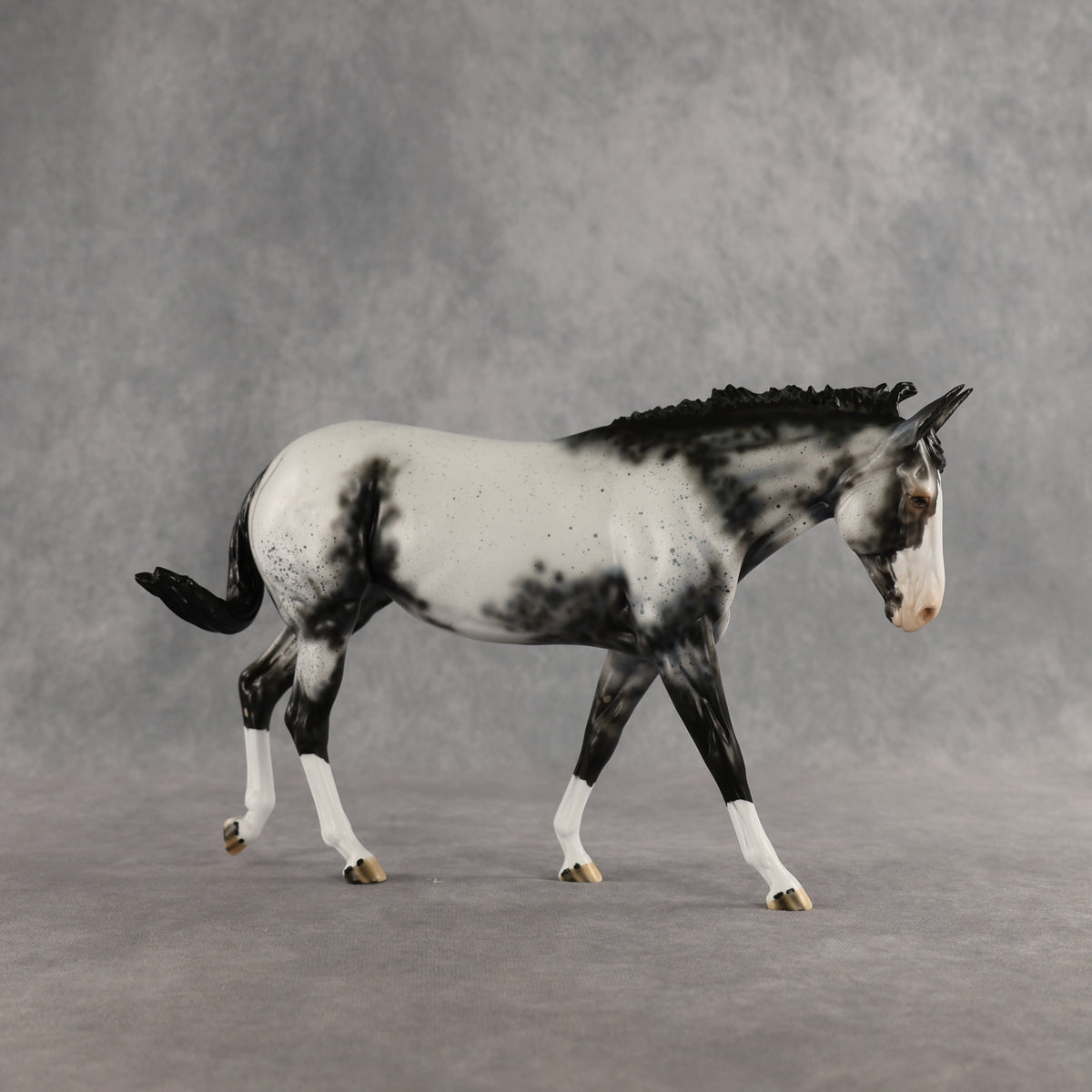 Thunder Storm OOAK Large Mule by Dawn Quick DDOOAKs26