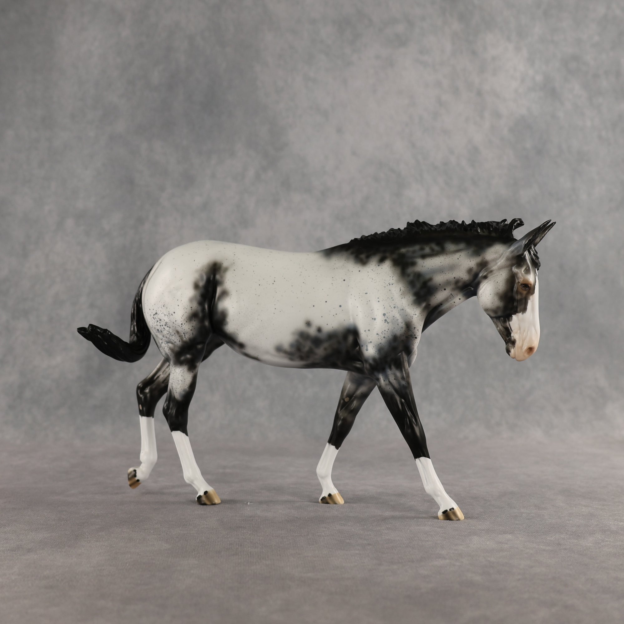 Thunder Storm OOAK Large Mule by Dawn Quick DDOOAKs26