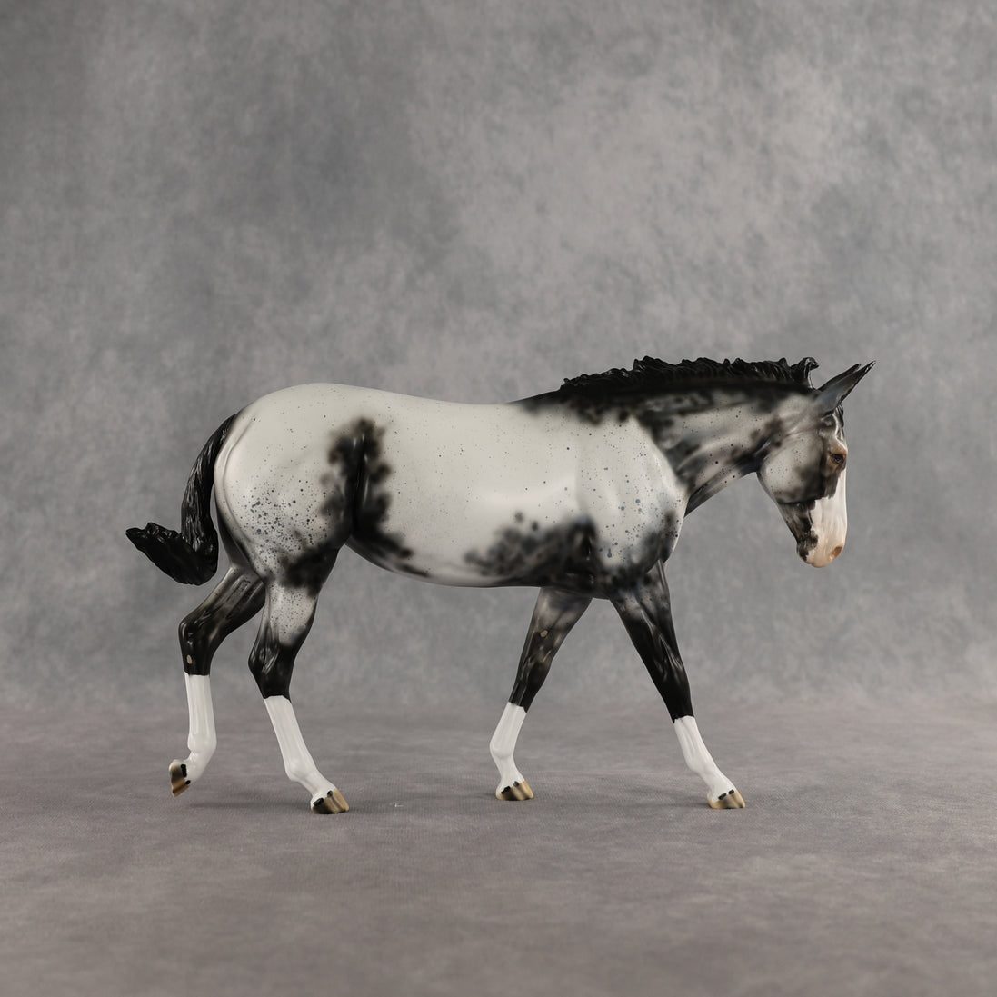 Thunder Storm OOAK Large Mule by Dawn Quick DDOOAKs26