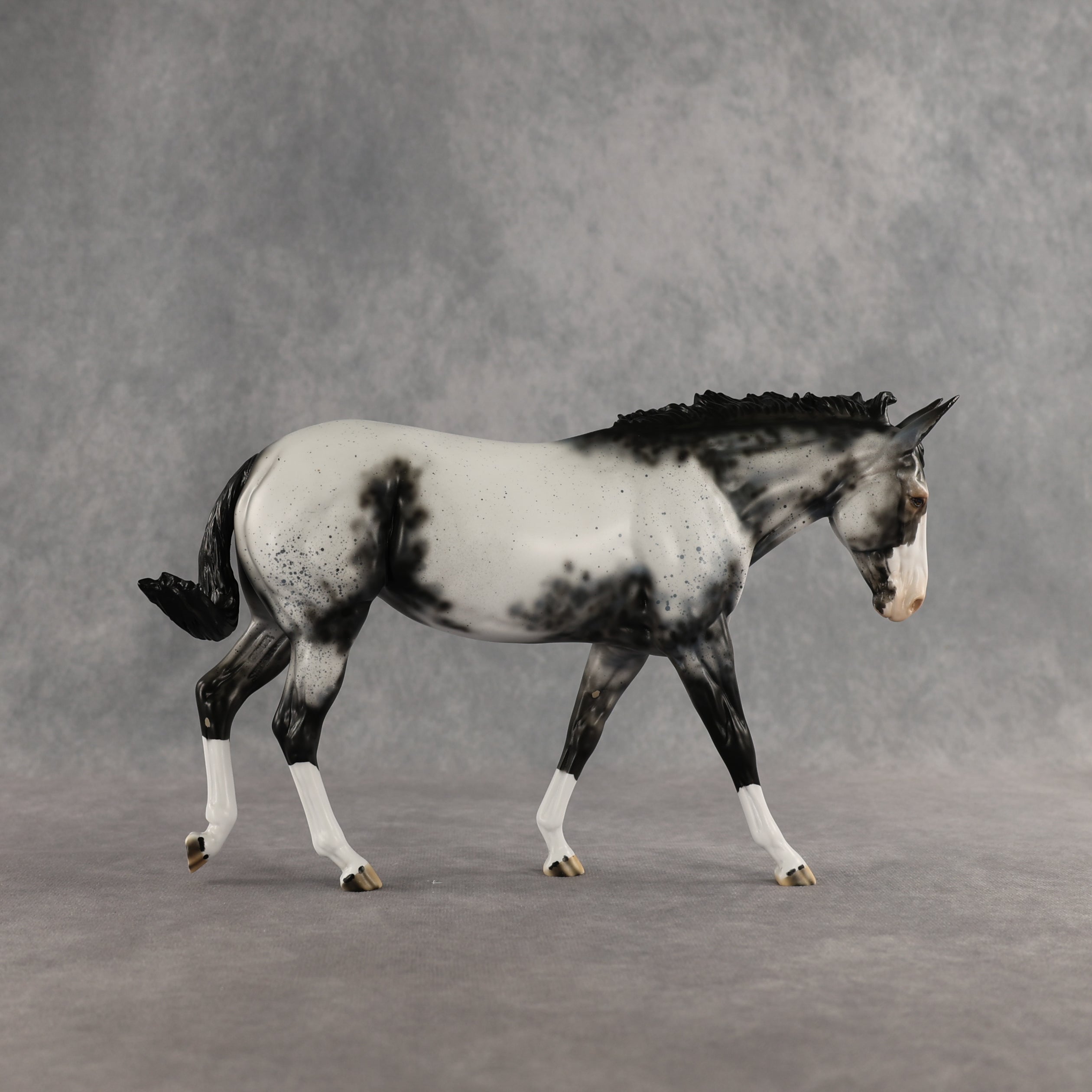Thunder Storm OOAK Large Mule by Dawn Quick DDOOAKs26