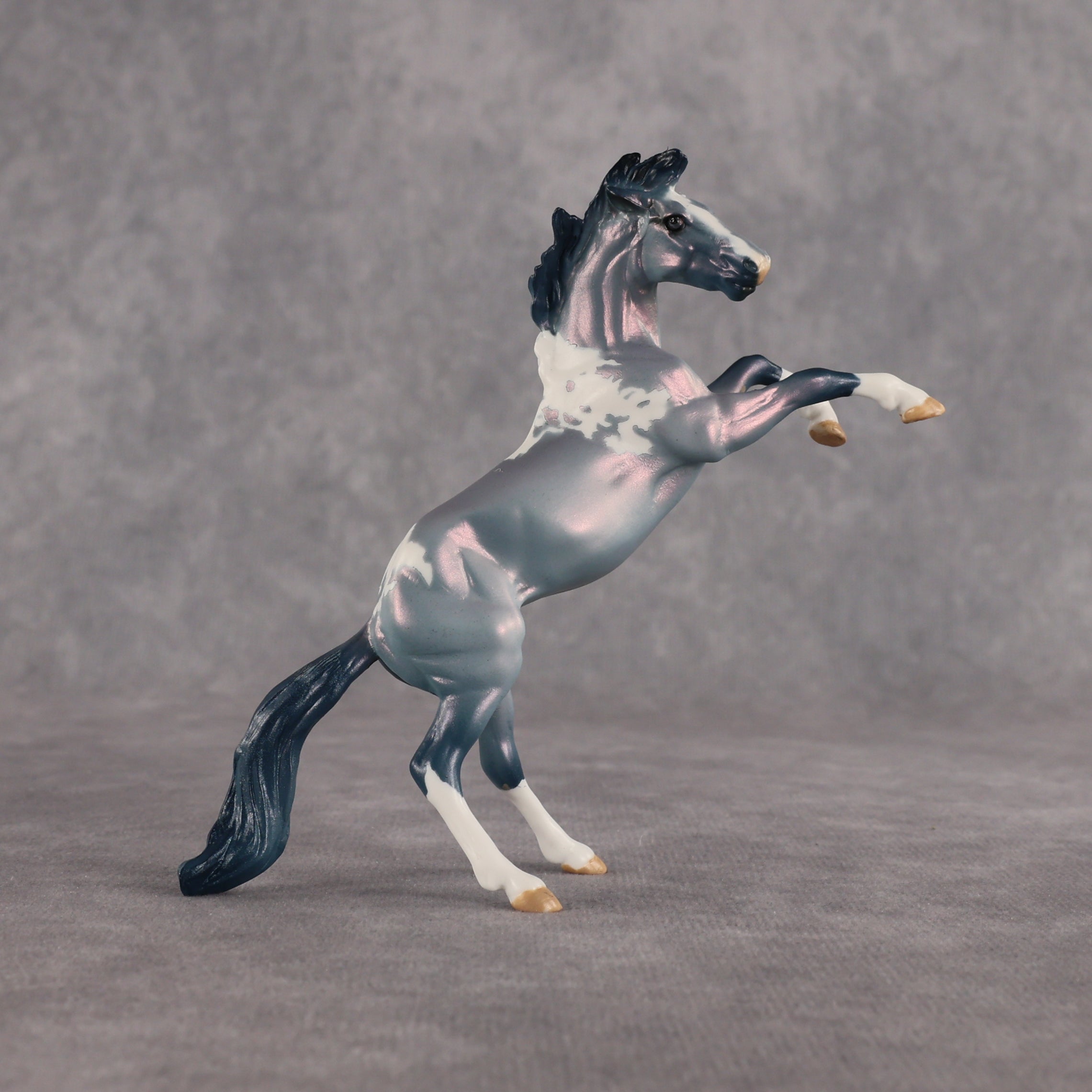Time To Flock In OOAK Chip Mustang by Dawn Quick EQ26