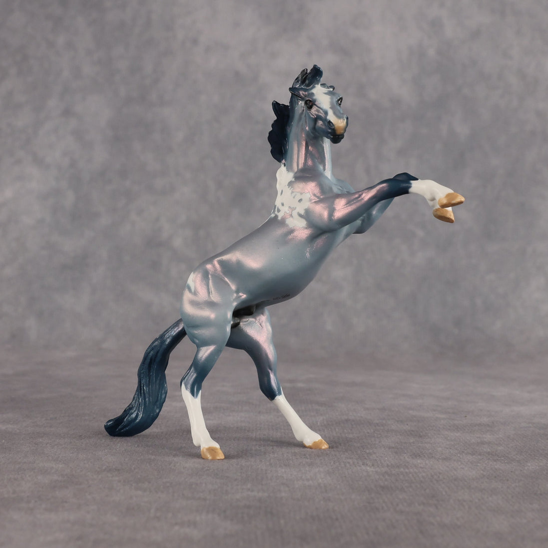 Time To Flock In OOAK Chip Mustang by Dawn Quick EQ26