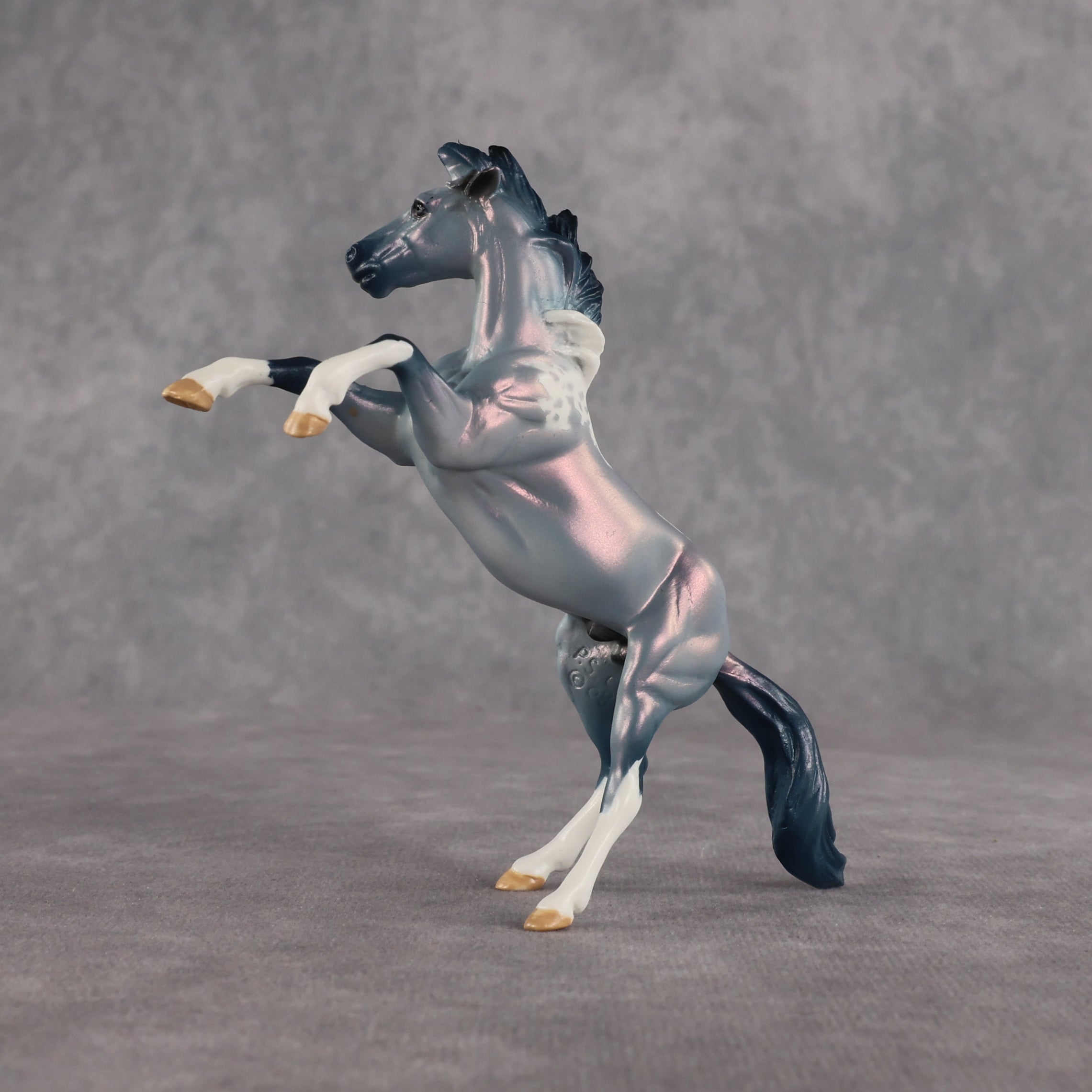 Time To Flock In OOAK Chip Mustang by Dawn Quick EQ26