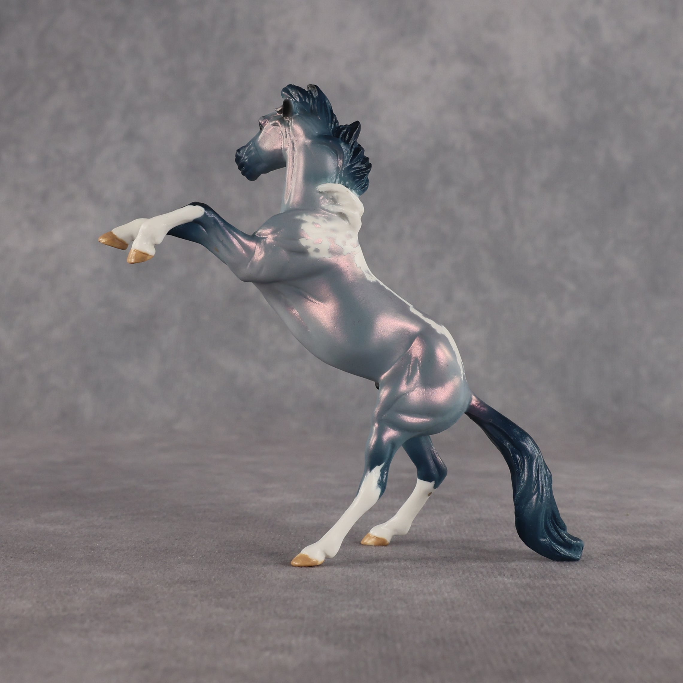 Time To Flock In OOAK Chip Mustang by Dawn Quick EQ26