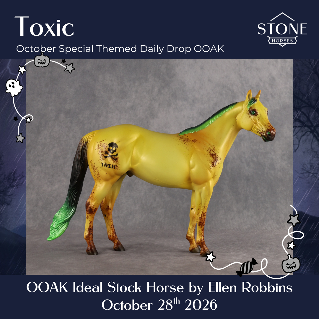 Toxic OOAK Ideal Stock Horse by Ellen Robbins DDOOAKs26
