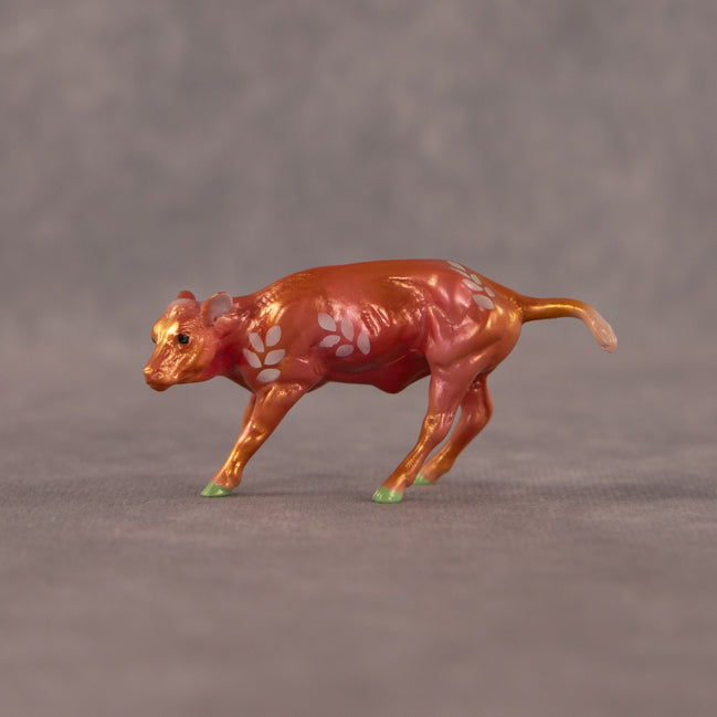 Tropical OOAK Chip Cow by Kristen Cermele EQ26