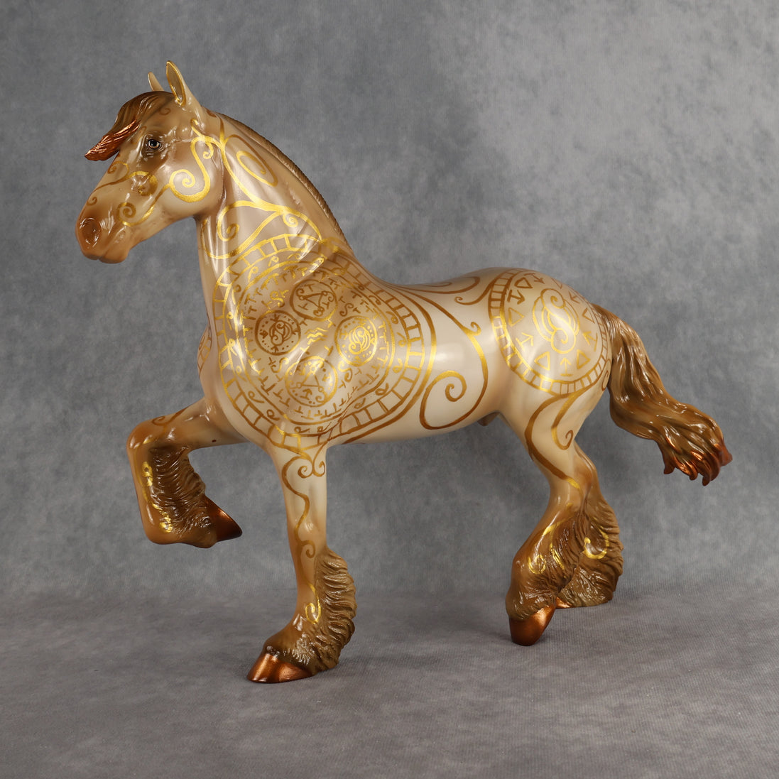 Spellbook OOAK FCM Trotting Drafter by Kristen & Rori AH26