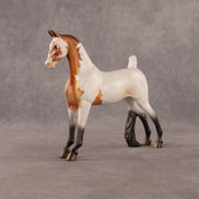Two Flock Notice OOAK Pebble Saddlebred by Dawn Quick EQ26