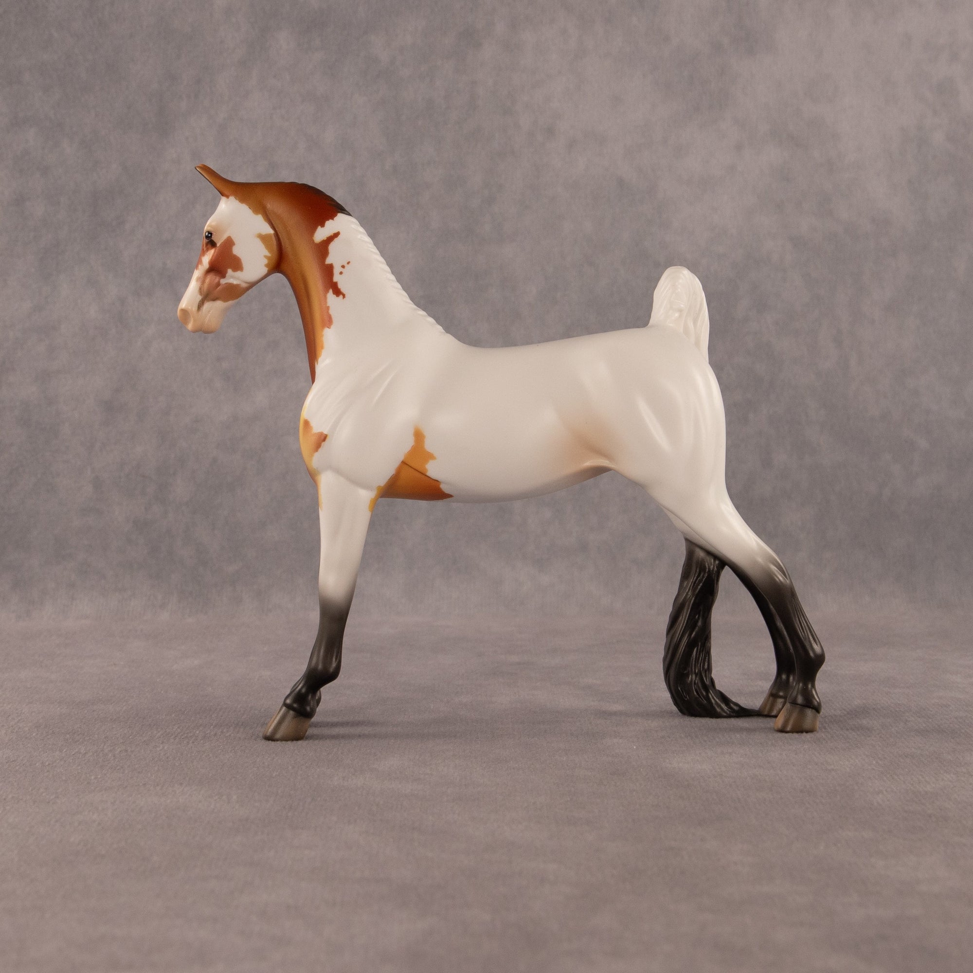 Two Flock Notice OOAK Pebble Saddlebred by Dawn Quick EQ26