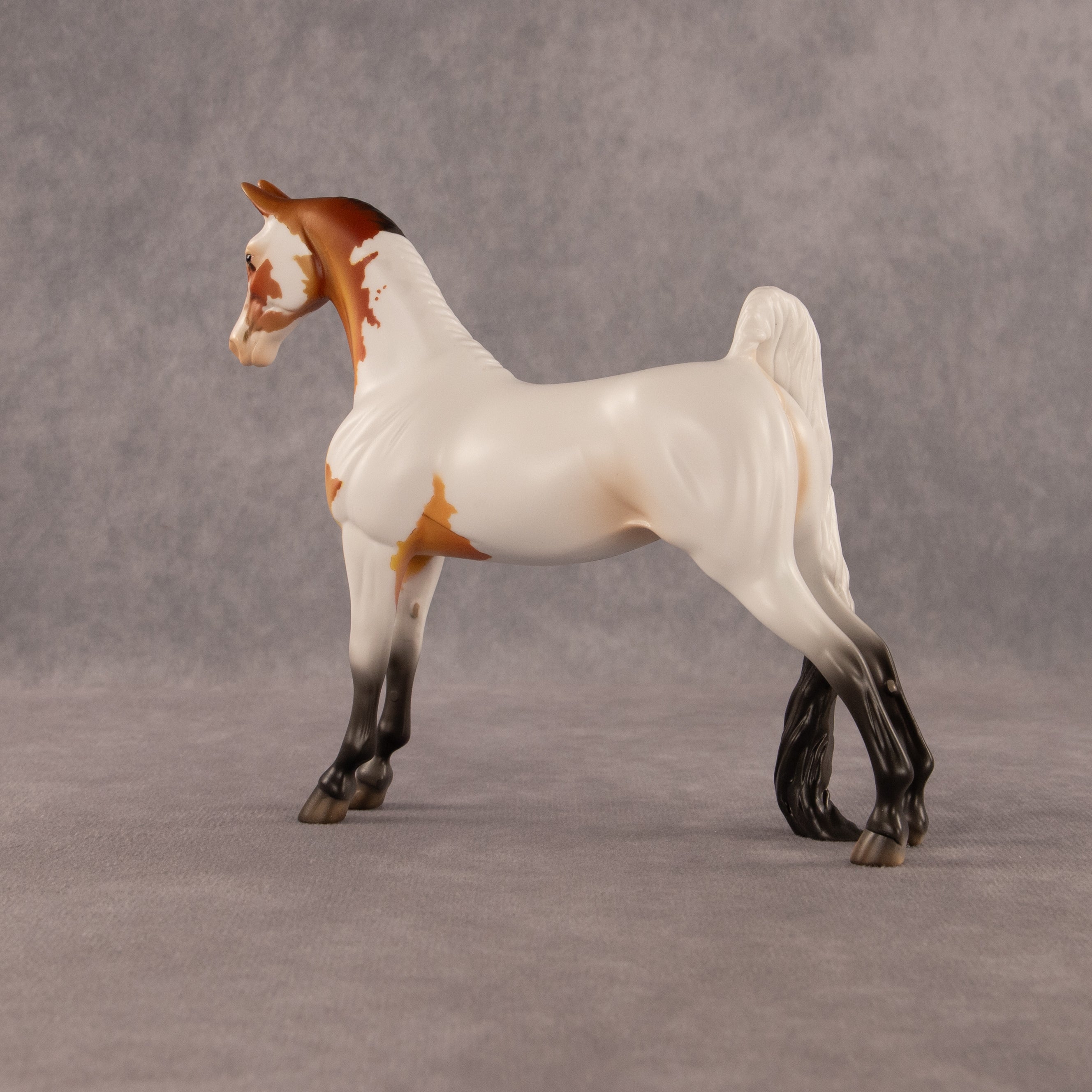Two Flock Notice OOAK Pebble Saddlebred by Dawn Quick EQ26
