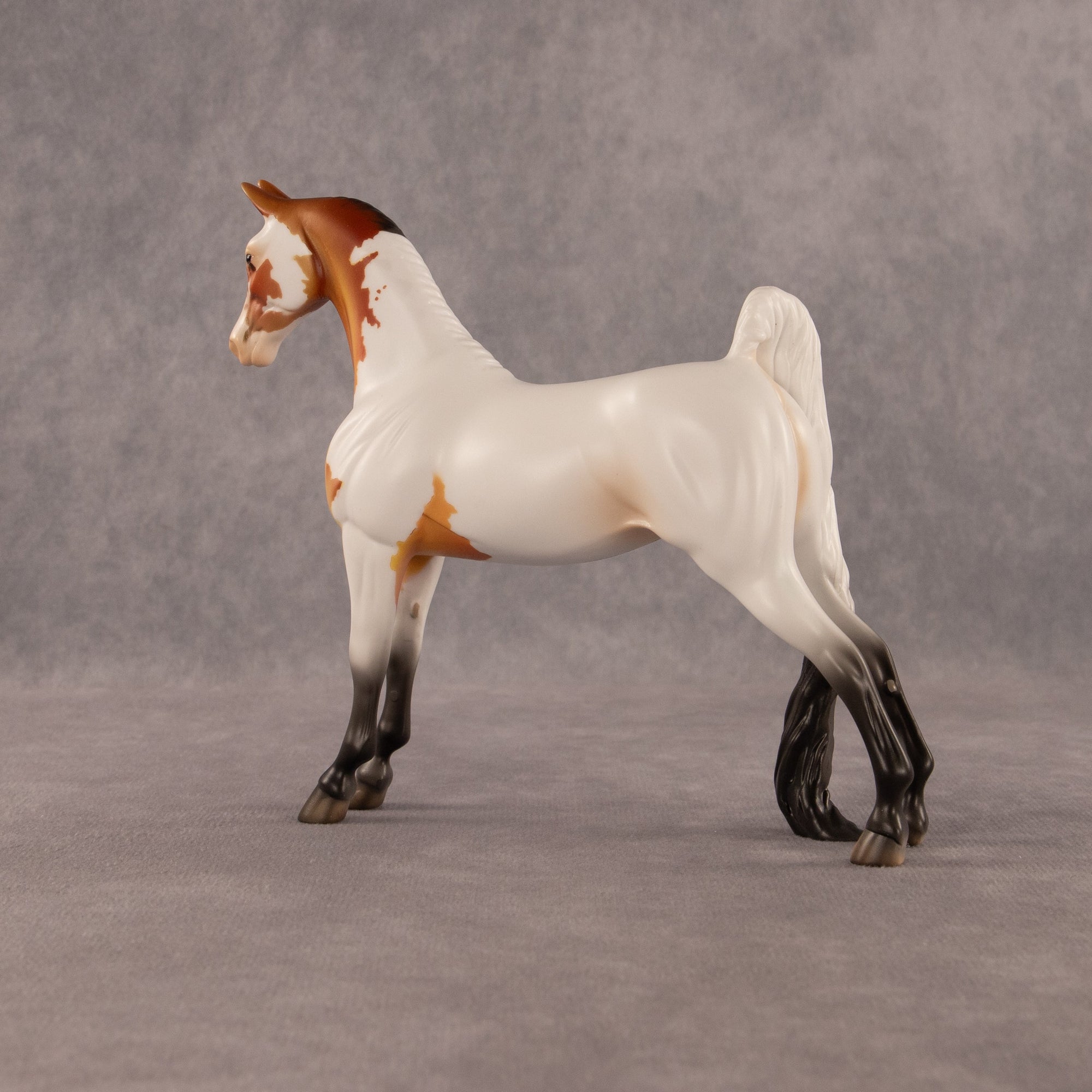 Two Flock Notice OOAK Pebble Saddlebred by Dawn Quick EQ26