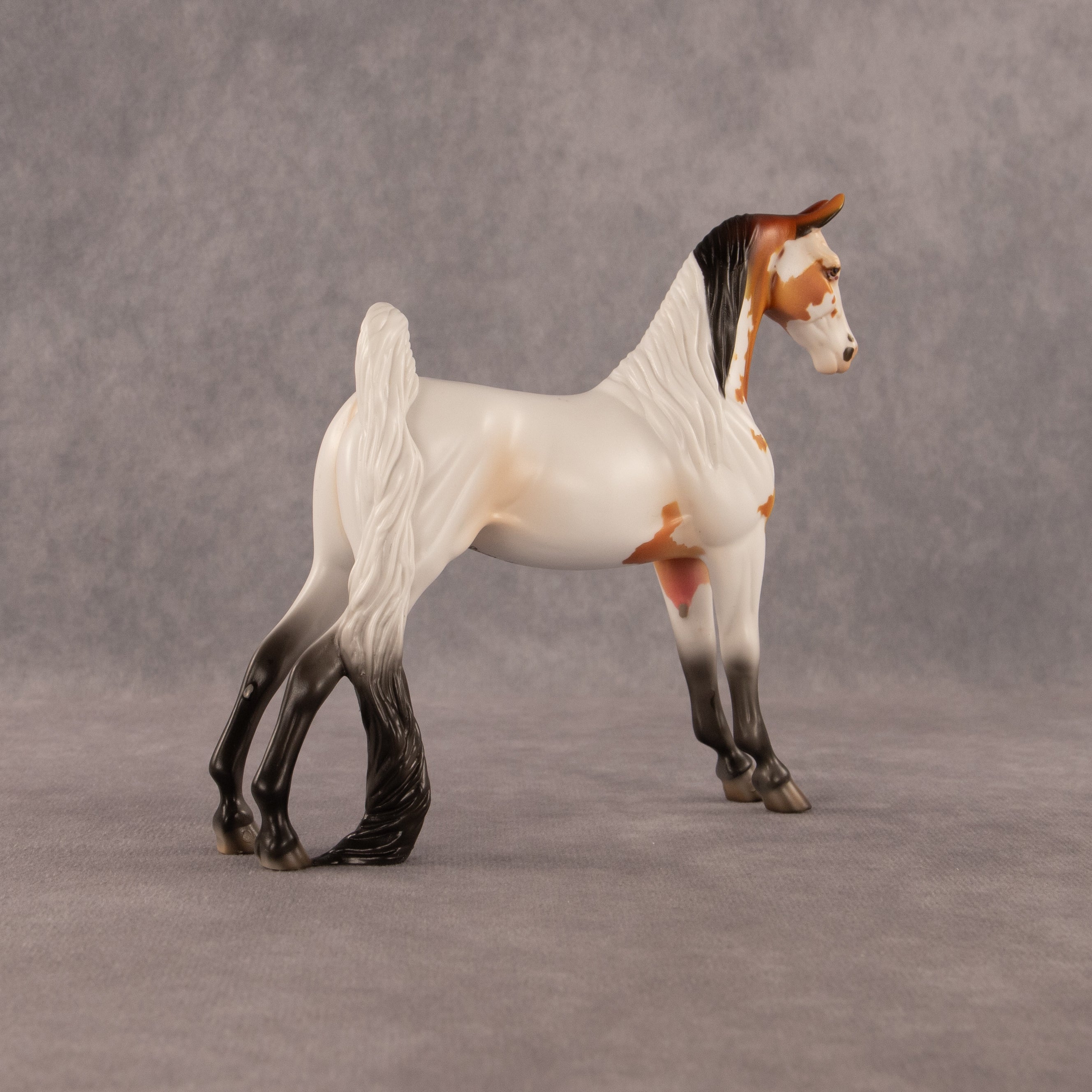 Two Flock Notice OOAK Pebble Saddlebred by Dawn Quick EQ26