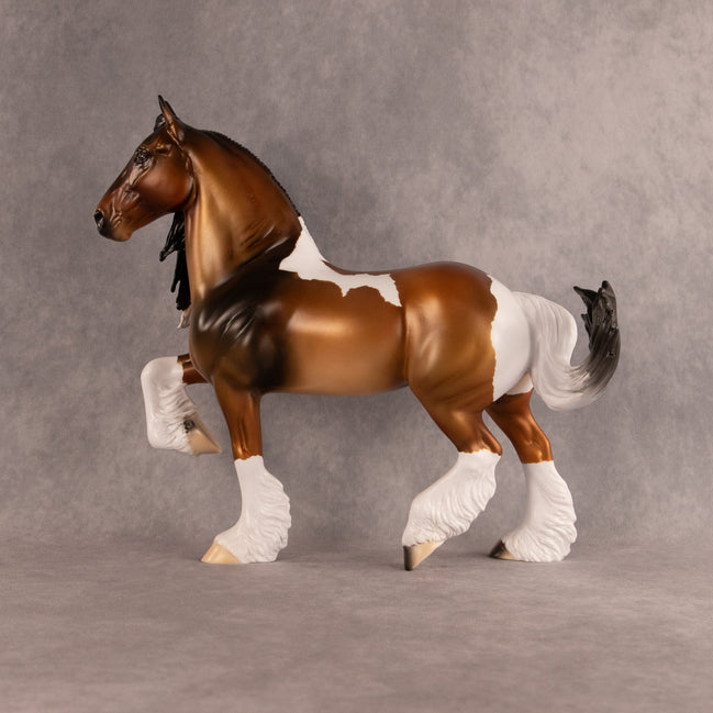Unexpected Evan OOAK Trotting Drafter by Alex Fortman EQ26