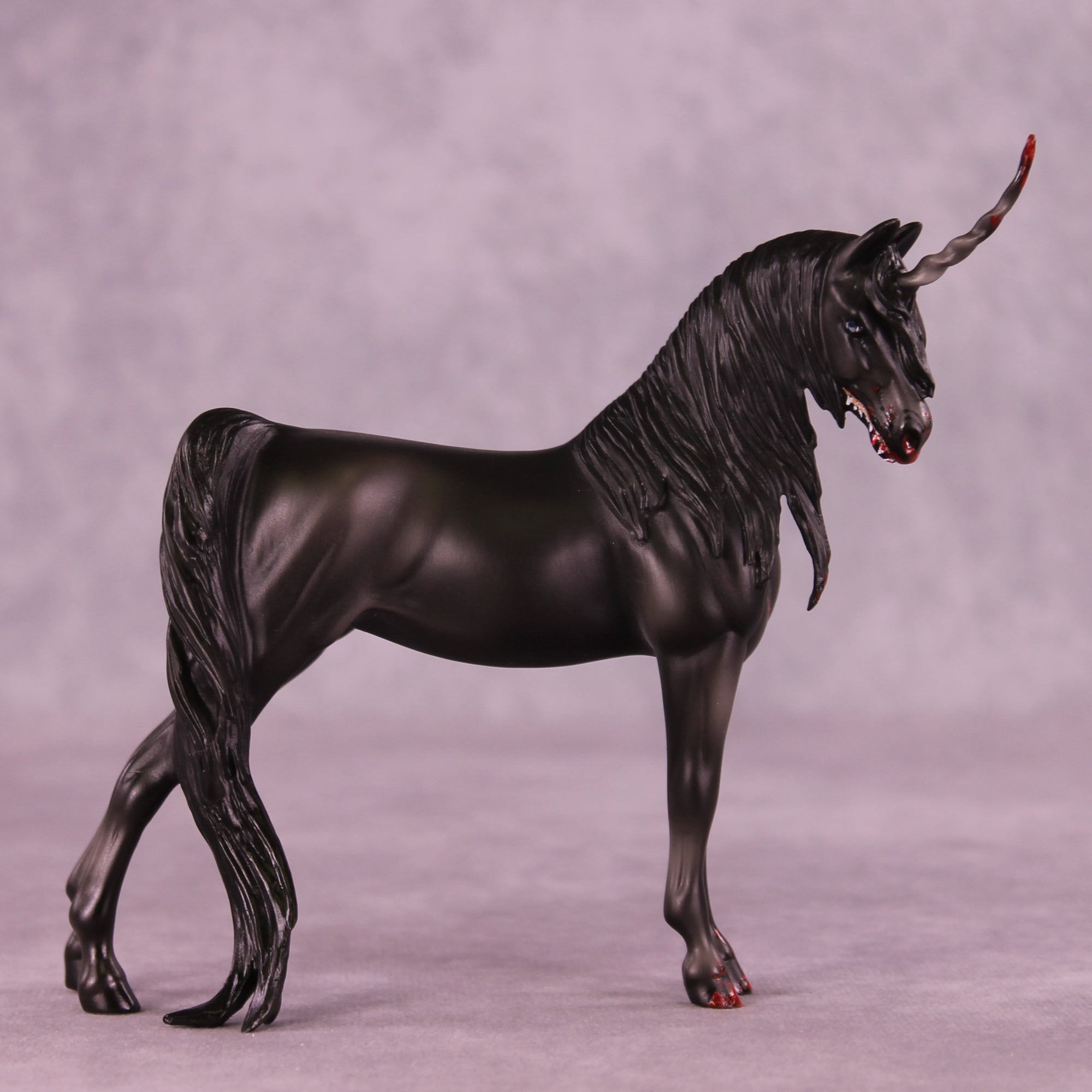 Unicornis OOAK EFCM Pebble Saddlebred by Pernille Forsberg Bøjsen GS1125