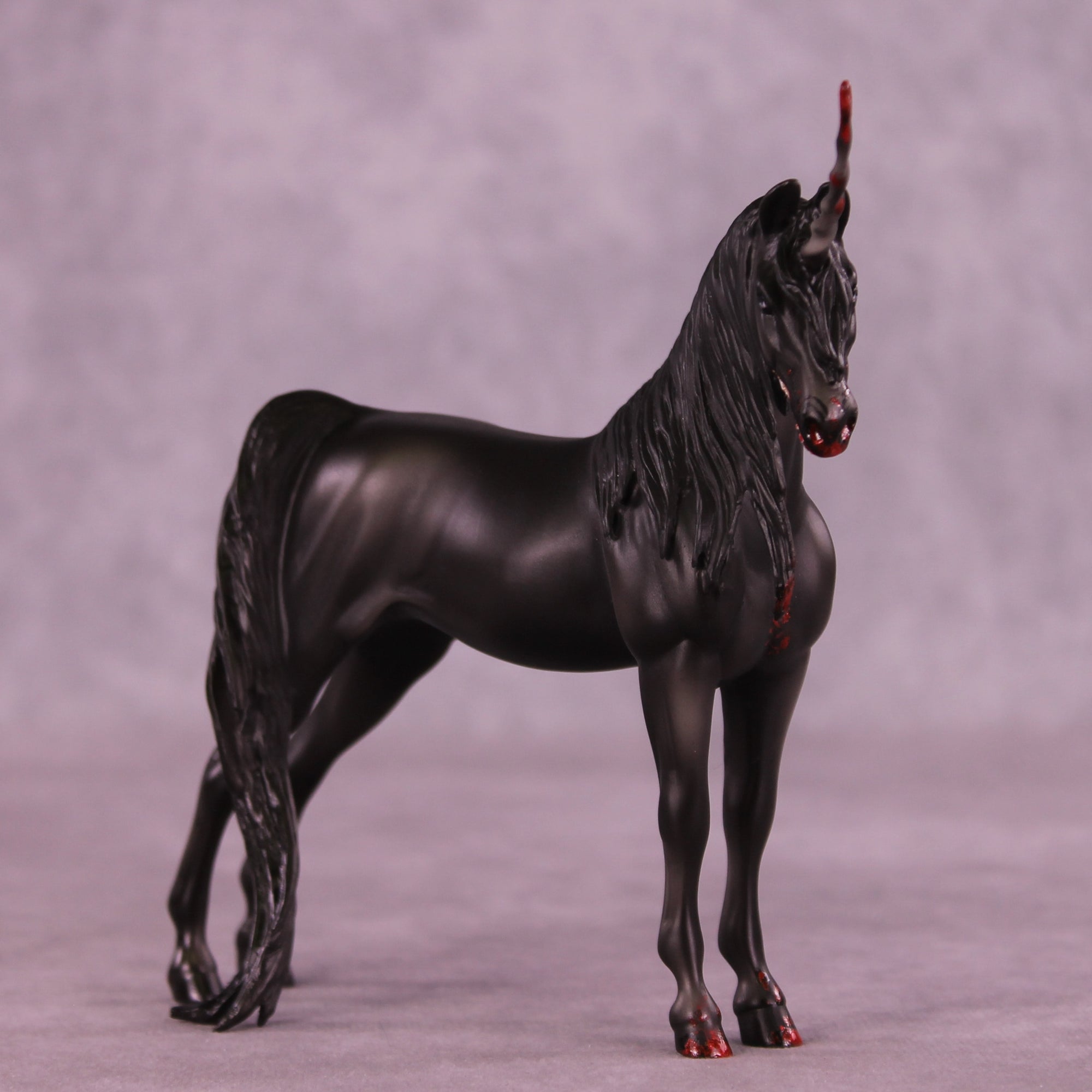Unicornis OOAK EFCM Pebble Saddlebred by Pernille Forsberg Bøjsen GS1125