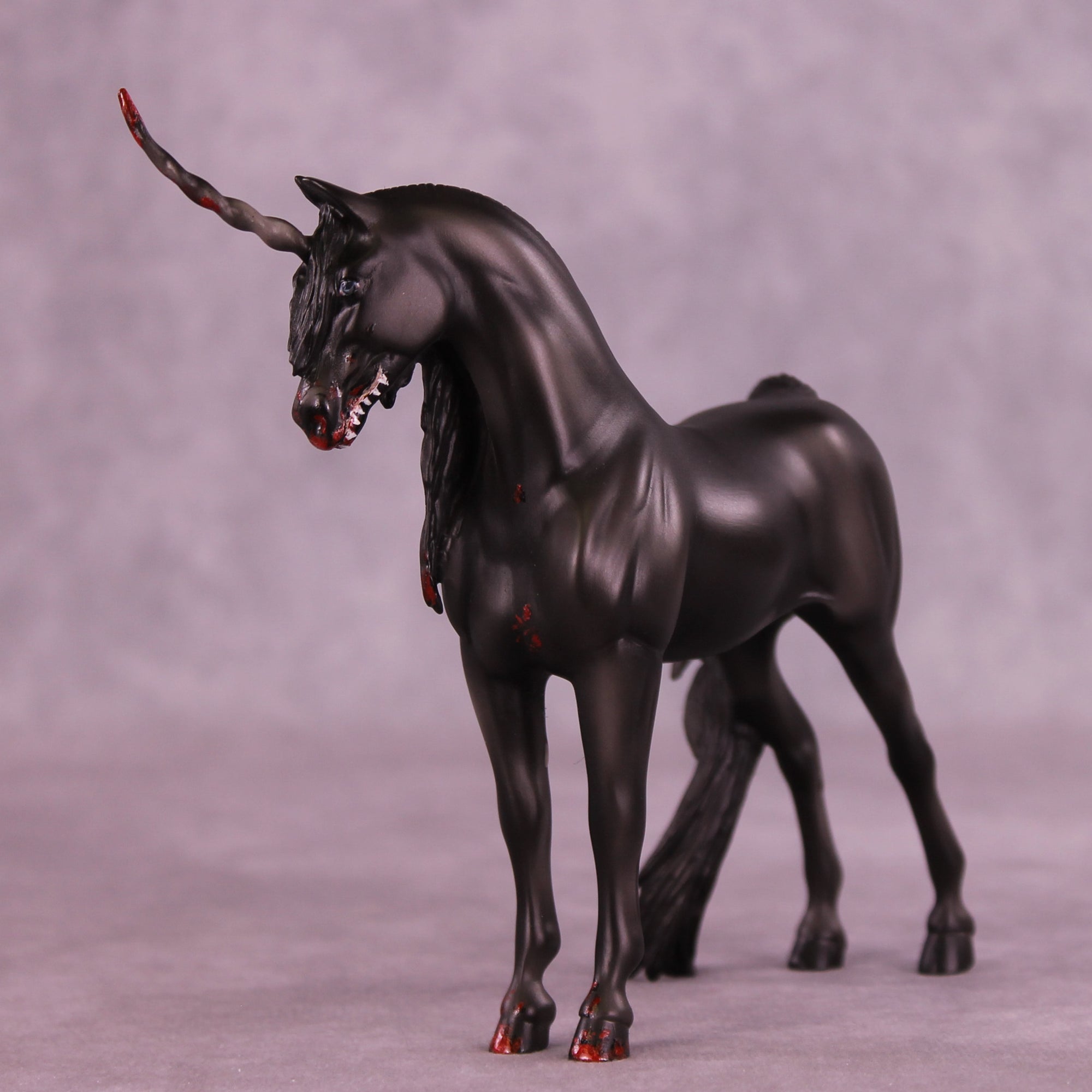 Unicornis OOAK EFCM Pebble Saddlebred by Pernille Forsberg Bøjsen GS1125