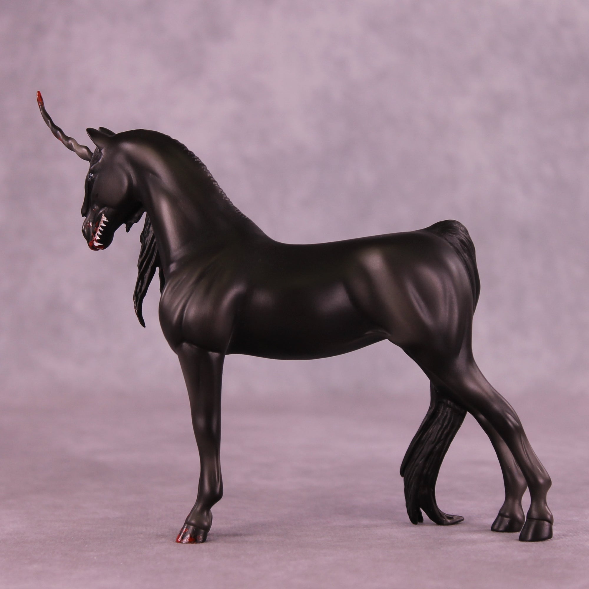 Unicornis OOAK EFCM Pebble Saddlebred by Pernille Forsberg Bøjsen GS1125