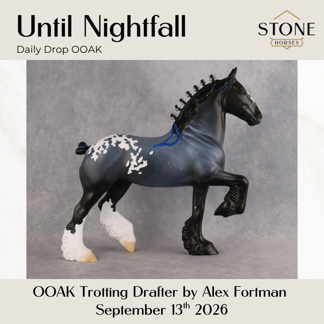 Until Nightfall OOAK Trotting Drafter by Alex Fortman DDOOAKs26
