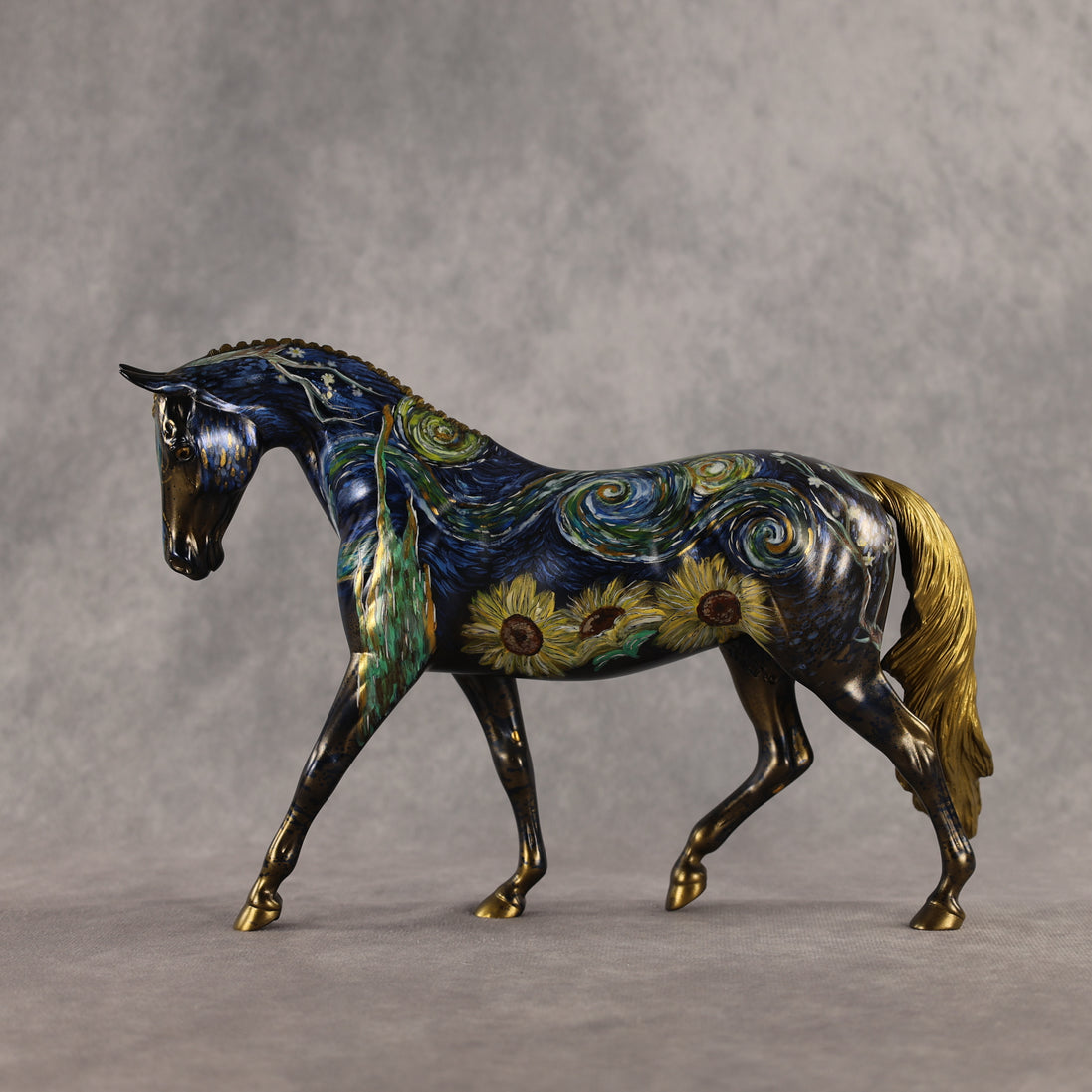 Van Goghny Pony OOAK FCM Pony by Kristen Cermele GS26