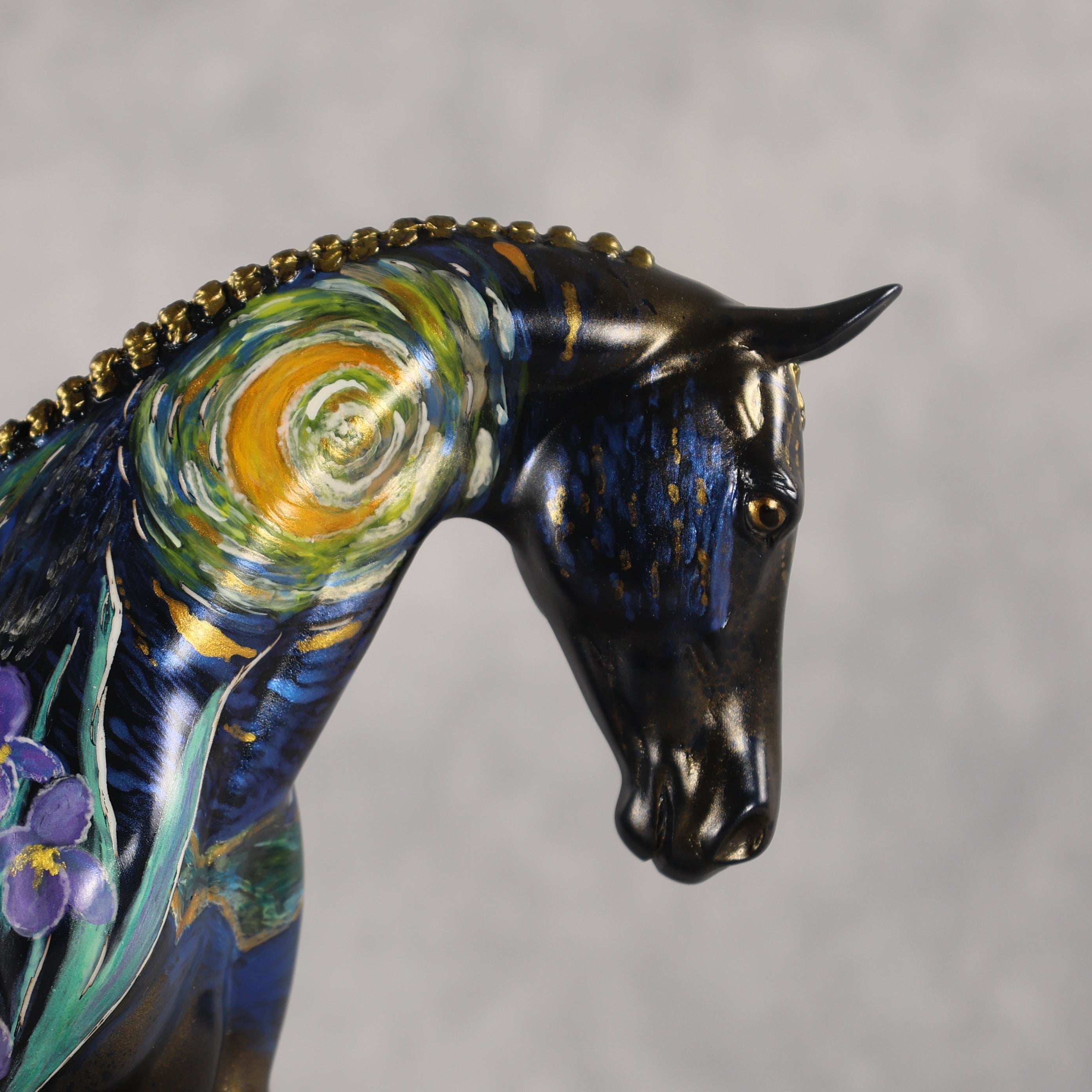 Van Goghny Pony OOAK FCM Pony by Kristen Cermele GS26