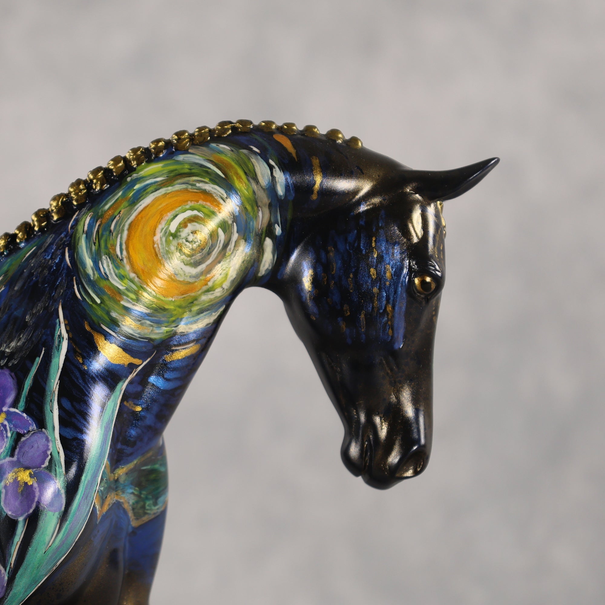 Van Goghny Pony OOAK FCM Pony by Kristen Cermele GS26
