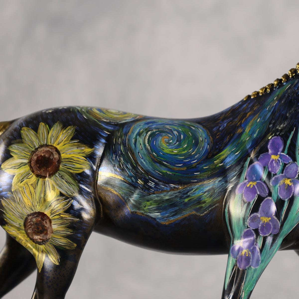 Van Goghny Pony OOAK FCM Pony by Kristen Cermele GS26