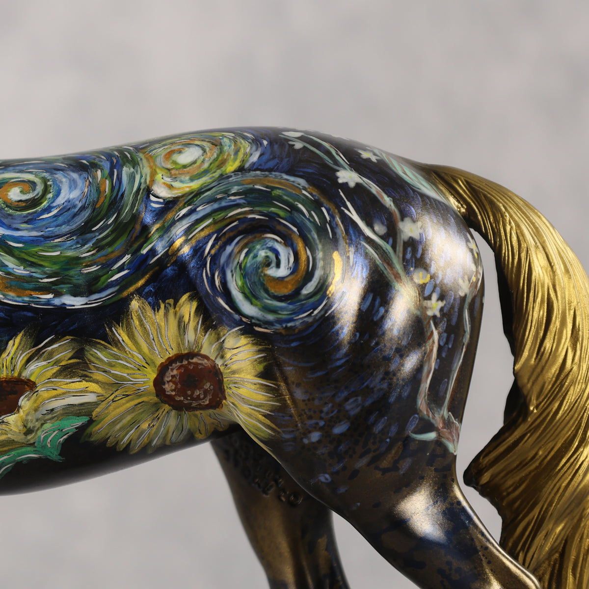 Van Goghny Pony OOAK FCM Pony by Kristen Cermele GS26