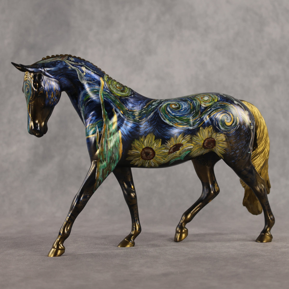 Van Goghny Pony OOAK FCM Pony by Kristen Cermele GS26