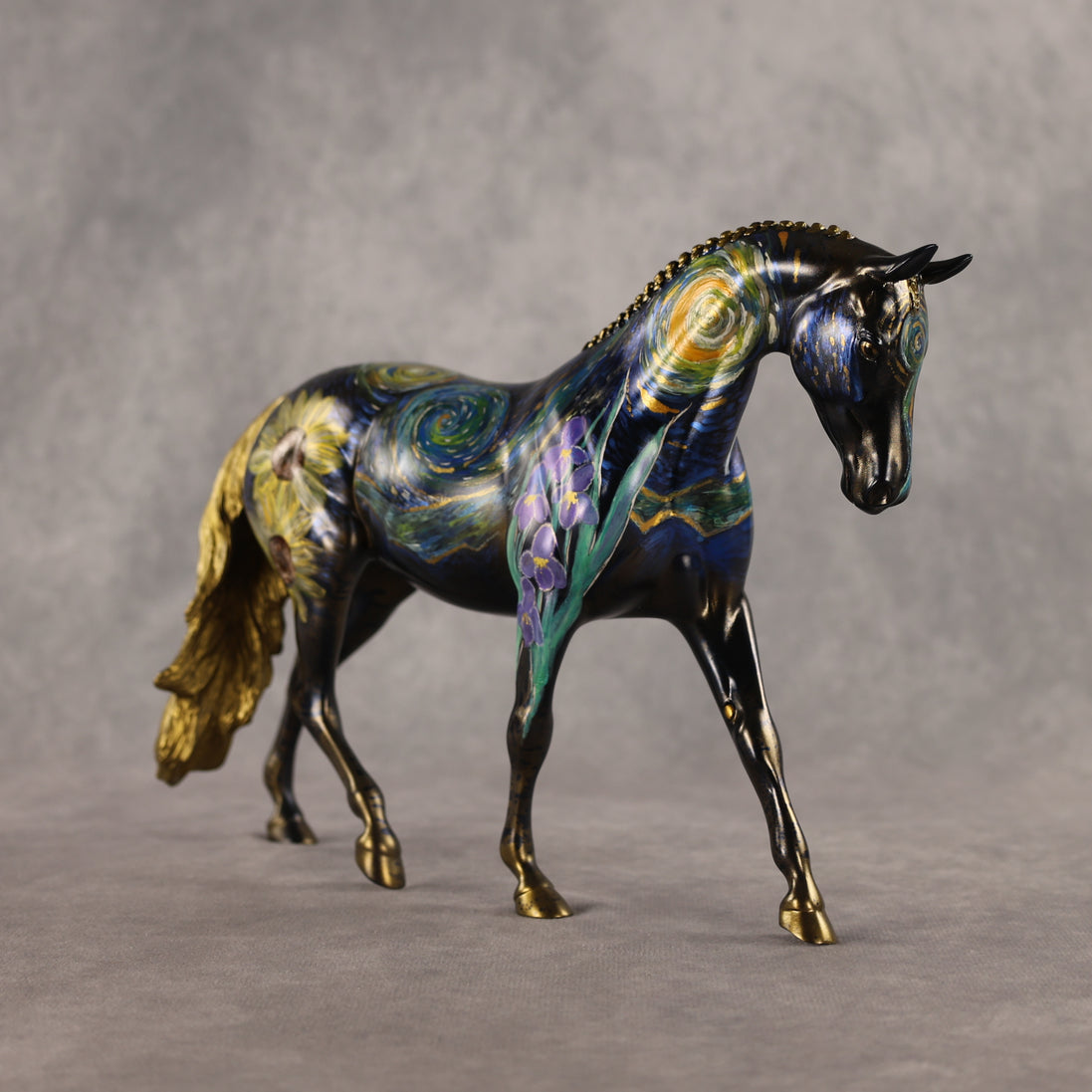 Van Goghny Pony OOAK FCM Pony by Kristen Cermele GS26