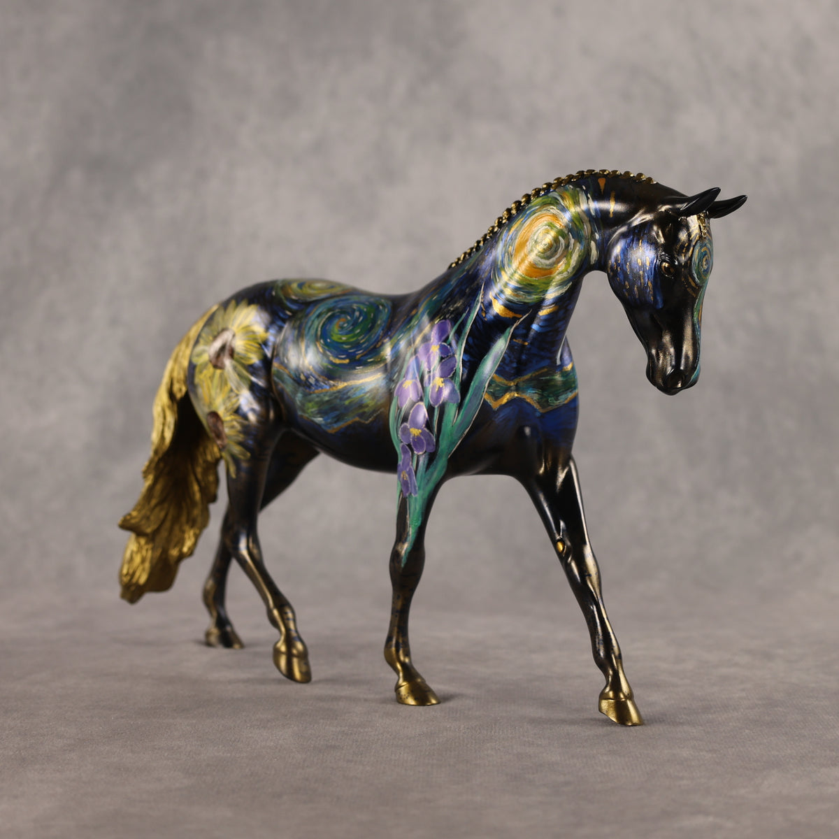 Van Goghny Pony OOAK FCM Pony by Kristen Cermele GS26