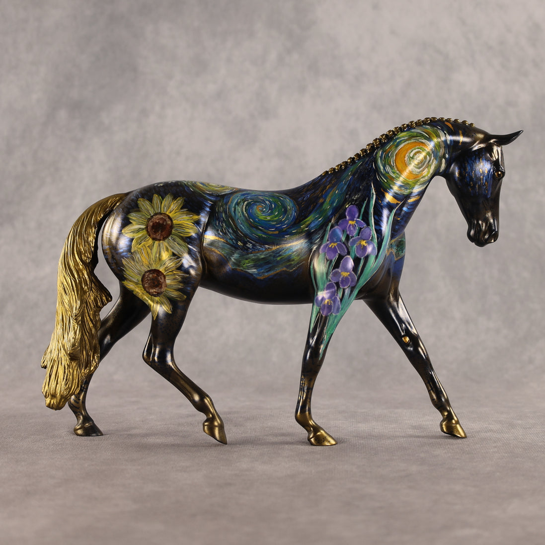 Van Goghny Pony OOAK FCM Pony by Kristen Cermele GS26