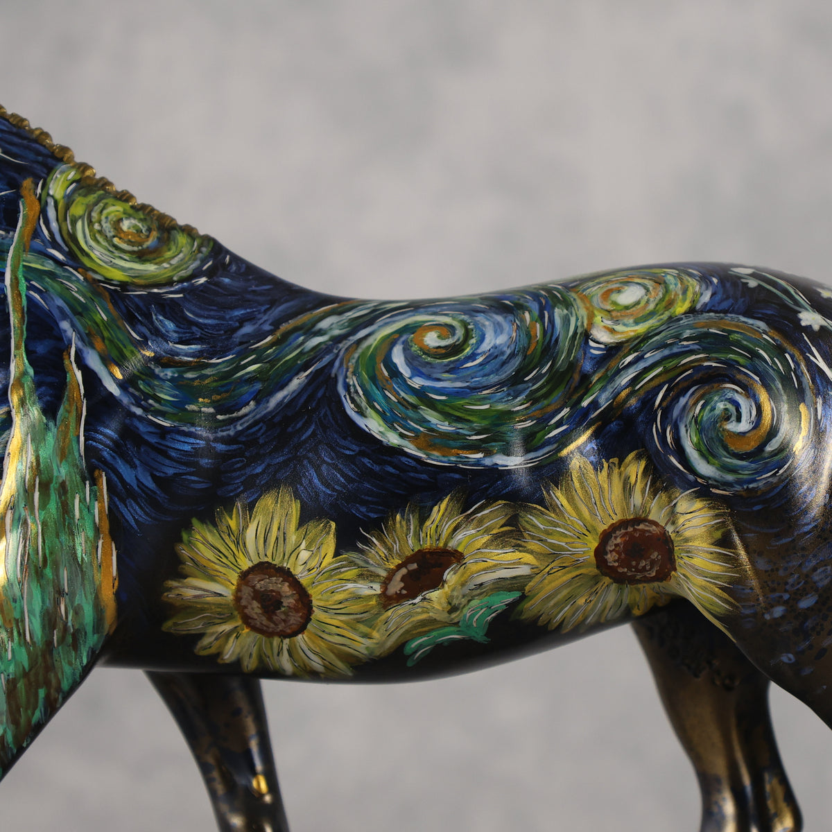 Van Goghny Pony OOAK FCM Pony by Kristen Cermele GS26