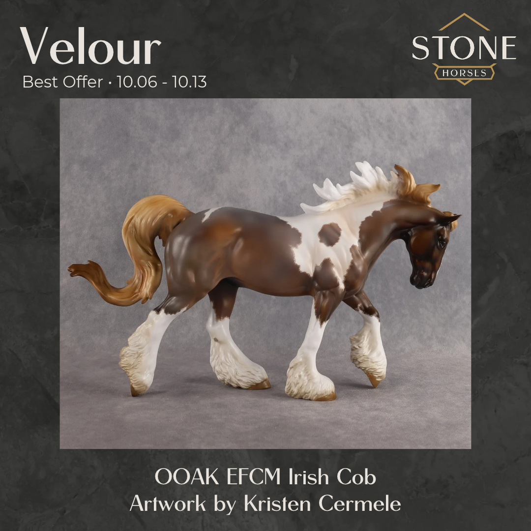 Velour OOAK EFCM Irish Cob by Kristen Cermele Best Offer 10.6.2026