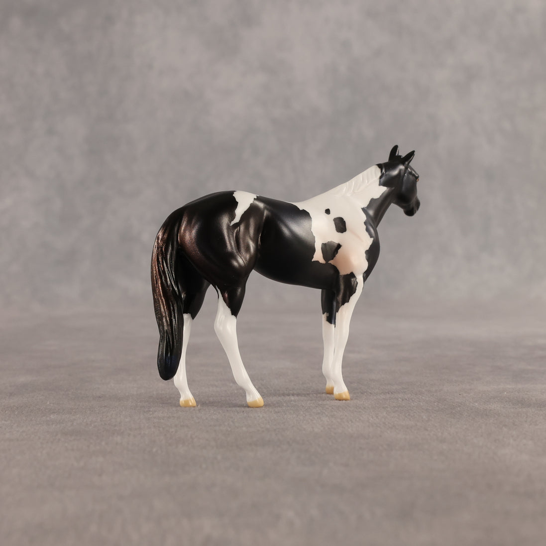 Violet & Daffodil OOAK Chip FCM Stock Horse & Chip Foal by Anna Rieck SCD26