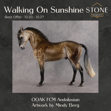 Walking on Sunshine OOAK FCM Andalusian by Mindy Berg Best Offer 10.20.2026