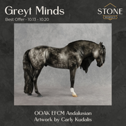 Greyt Minds OOAK EFCM Andalusian by Carly Kudalis Best Offer 10.13.2026