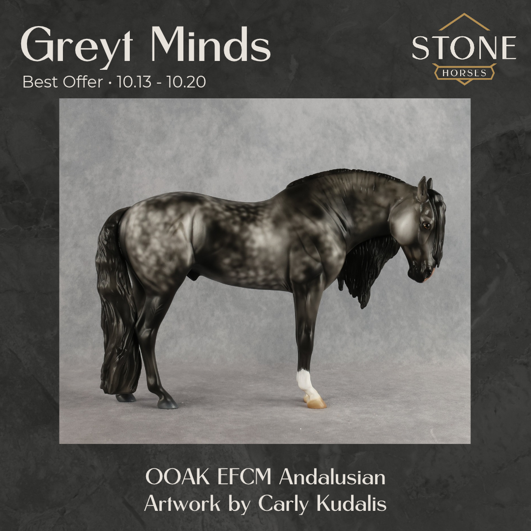 Greyt Minds OOAK EFCM Andalusian by Carly Kudalis Best Offer 10.13.2026