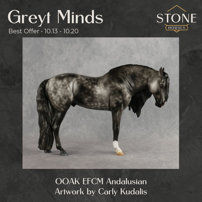 Greyt Minds OOAK EFCM Andalusian by Carly Kudalis Best Offer 10.13.2026
