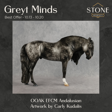 Greyt Minds OOAK EFCM Andalusian by Carly Kudalis Best Offer 10.13.2026